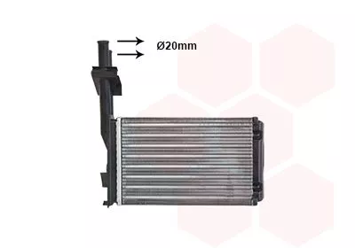 Kachelradiateur, interieurverwarming