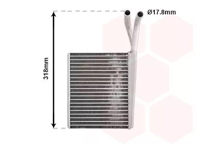 Kachelradiateur, interieurverwarming