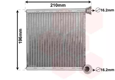 Kachelradiateur, interieurverwarming