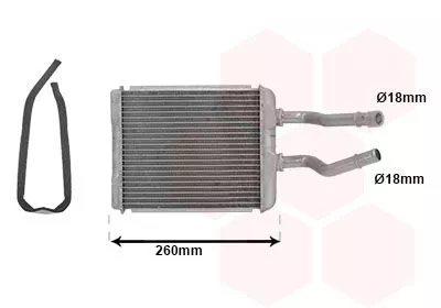 Kachelradiateur, interieurverwarming