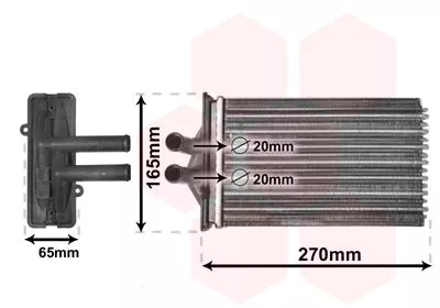 Kachelradiateur, interieurverwarming