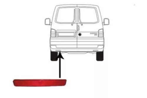 Bumper reflector links-achter- (16433161)