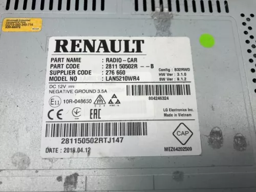 Display Multi Media regelunit-8197133 (20781945)