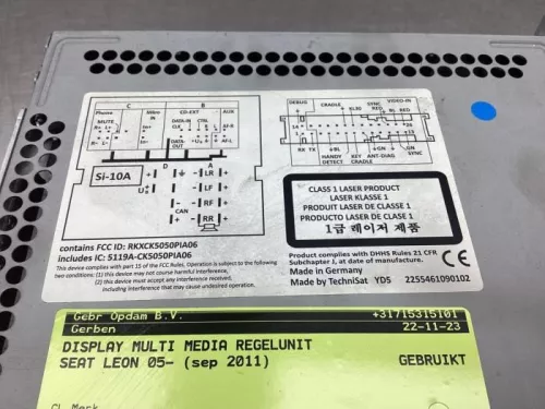 Display Multi Media regelunit-8093842 (19726434)
